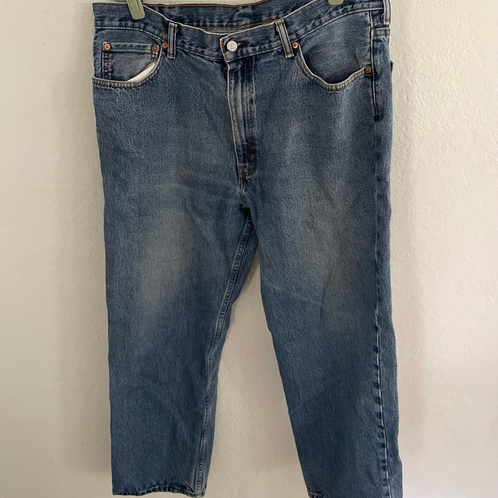 Levi’s straight leg denim jeans